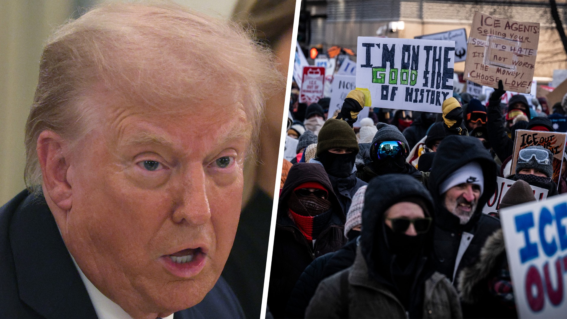 Trump makes rare adjustments in Minneapolis after nationwide backlash