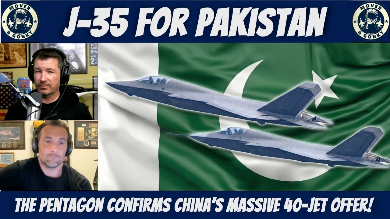 China offers Pakistan 40 J-35 stealth jets - big threat to India