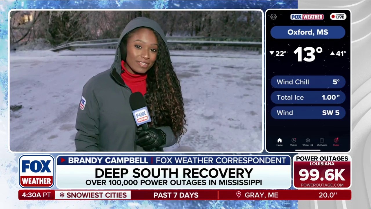 FOX Weather correspondent Brandy Campbell reports from Oxford ...