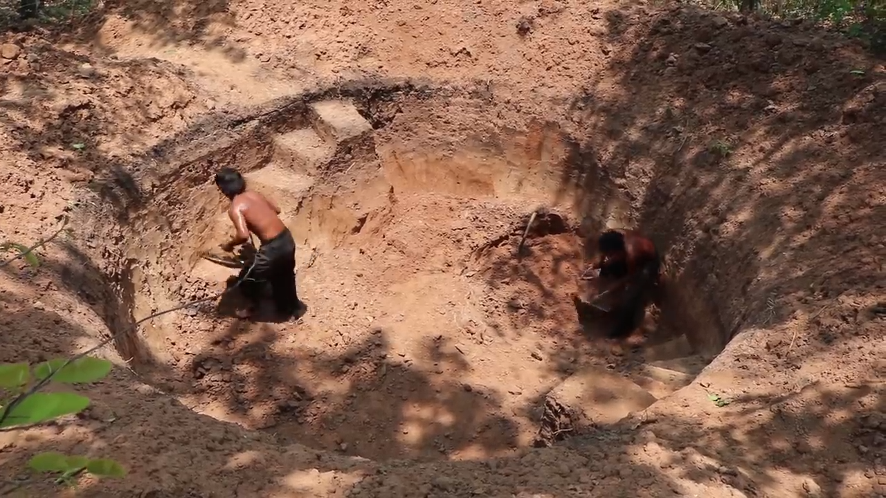 We thought two pools underground were possible, until the ground pushed ...