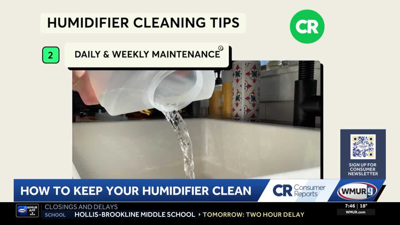Consumer Reports offers humidifier maintenance tips for winter
