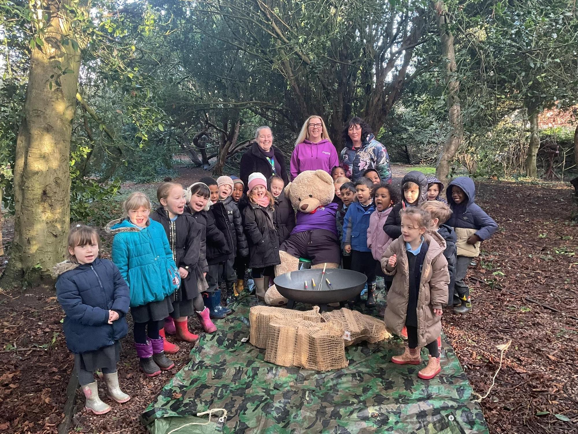 Wilson Browne Solicitors come bear-ing gifts for Collingtree Primary School