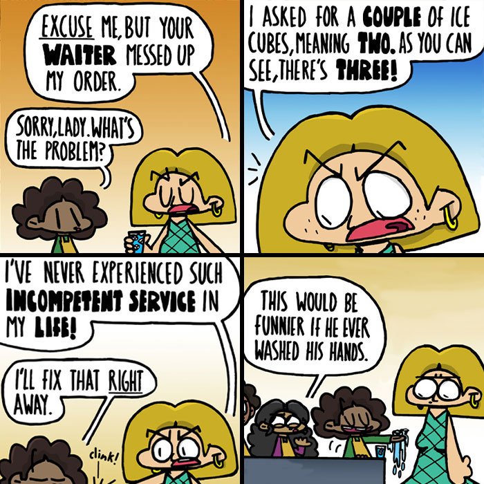 Dining humor: 18 comics depicting common restaurant situations
