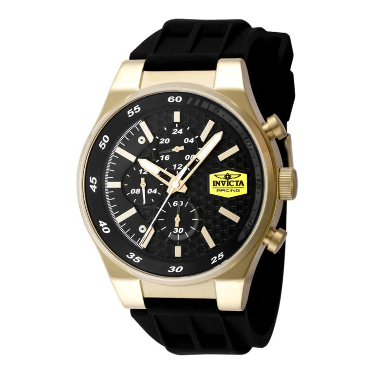 Invicta’s black and gold racing watch is over 80% off