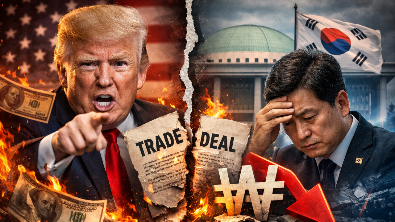 Trump’s new tariff threat to South Korea explained in 60 seconds