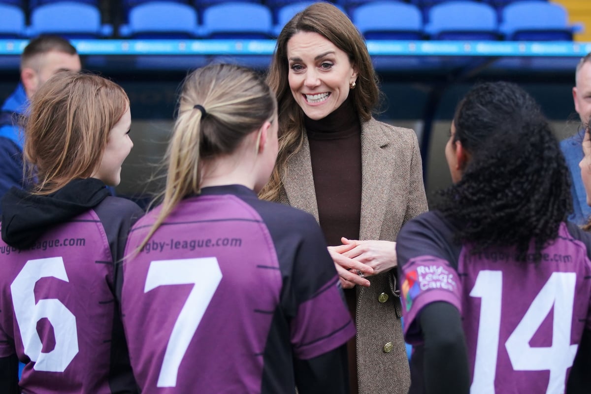 Kate praises grassroots rugby league and community spirit during club visit