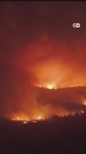 Forest fires rage in Patagonia