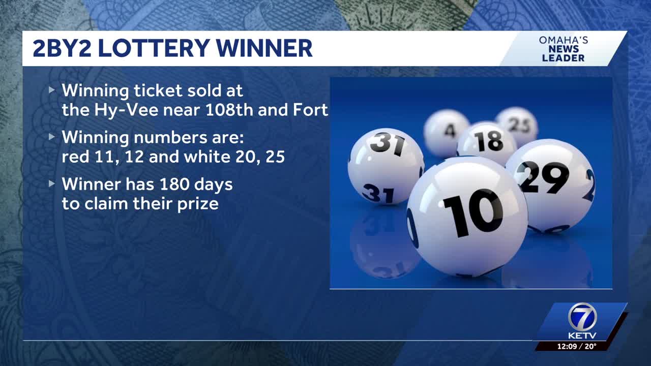 Winning 2by2 lottery ticket sold in Omaha