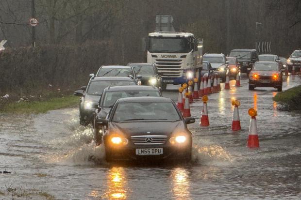 Road closures, flooding and train disruption - Storm Chandra in Sussex