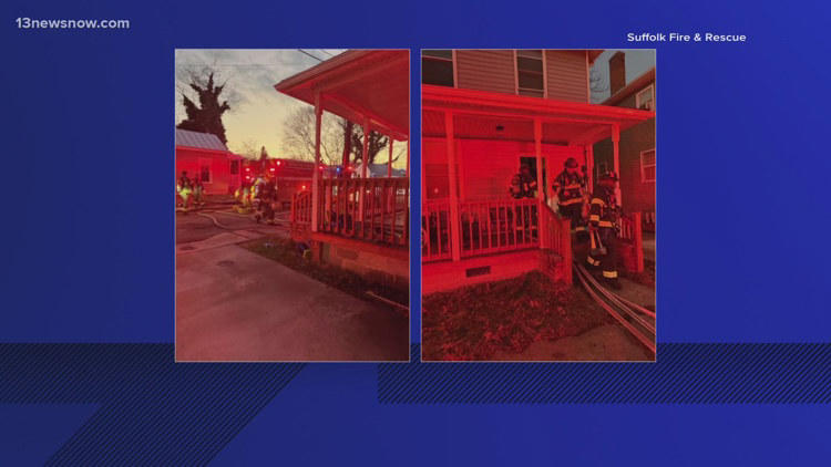 5 residents displaced after house fire in Suffolk