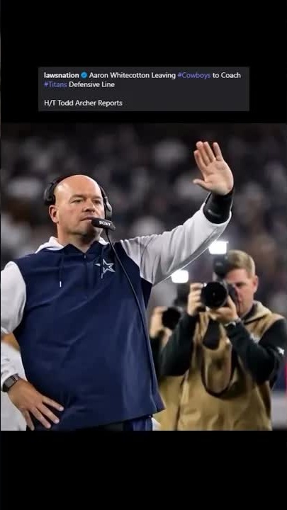 Aaron Whitecotton leaving Cowboys for Titans defensive line coach