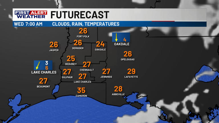 First alert forecast: Temperatures will rebound midweek before another ...