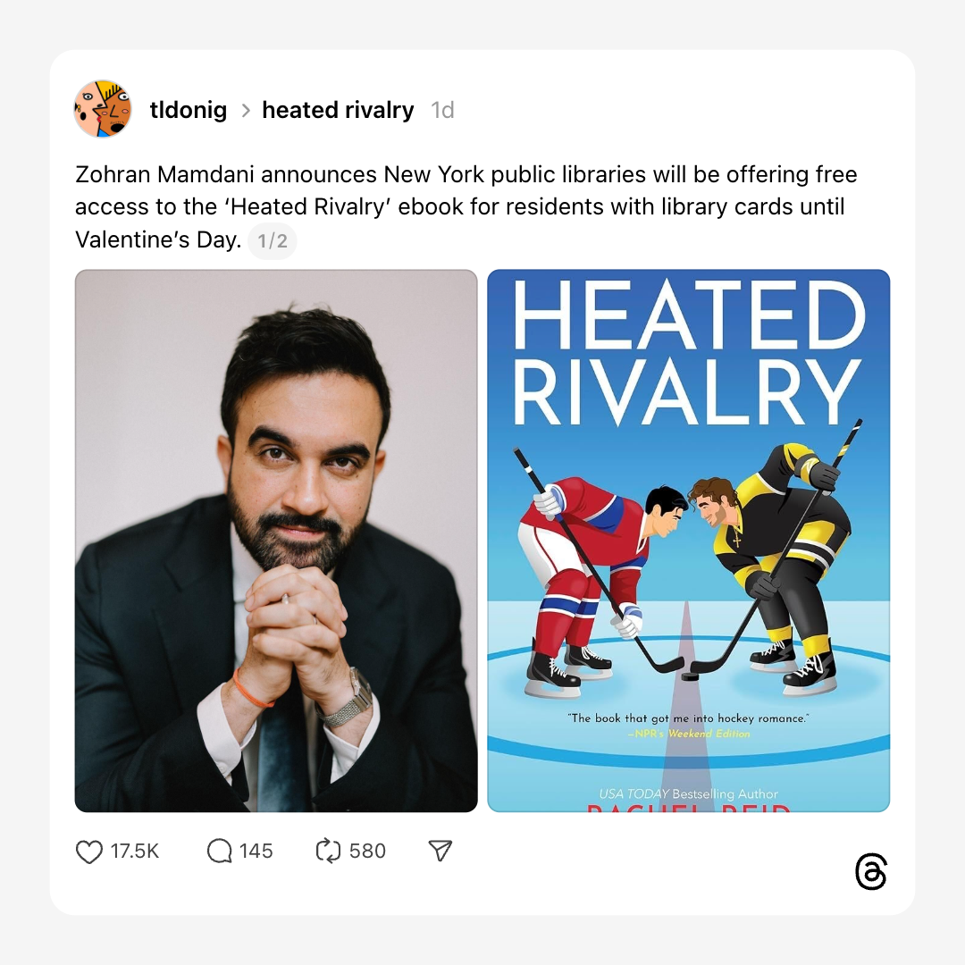 Heated Rivalry author Rachel Reid shares the text message that changed ...