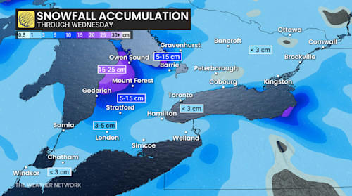 Dangerous travel with blowing snow as bitter cold temperatures hit Ontario