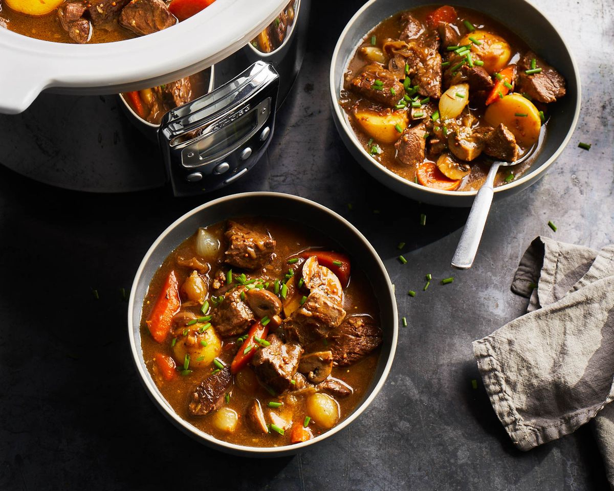 Classic Beef Stew Slow Cooker