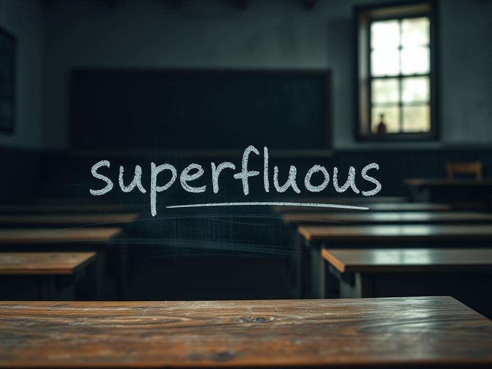Word of the day: Superfluous