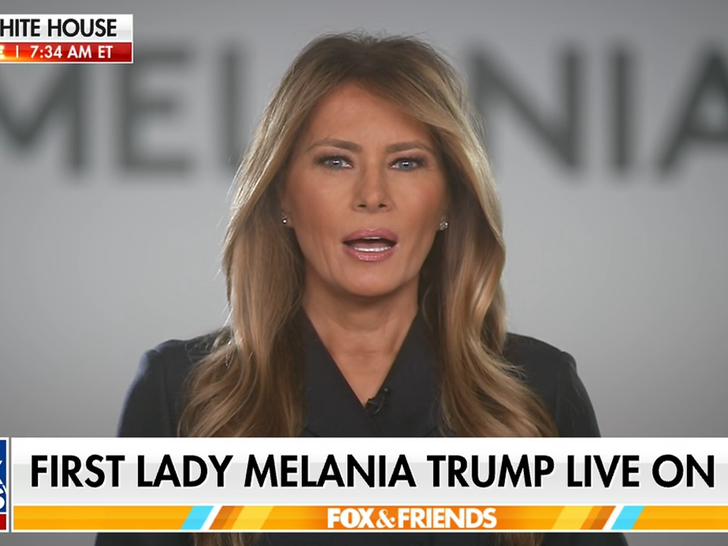 Melania Trump calls for peaceful protest in Minneapolis