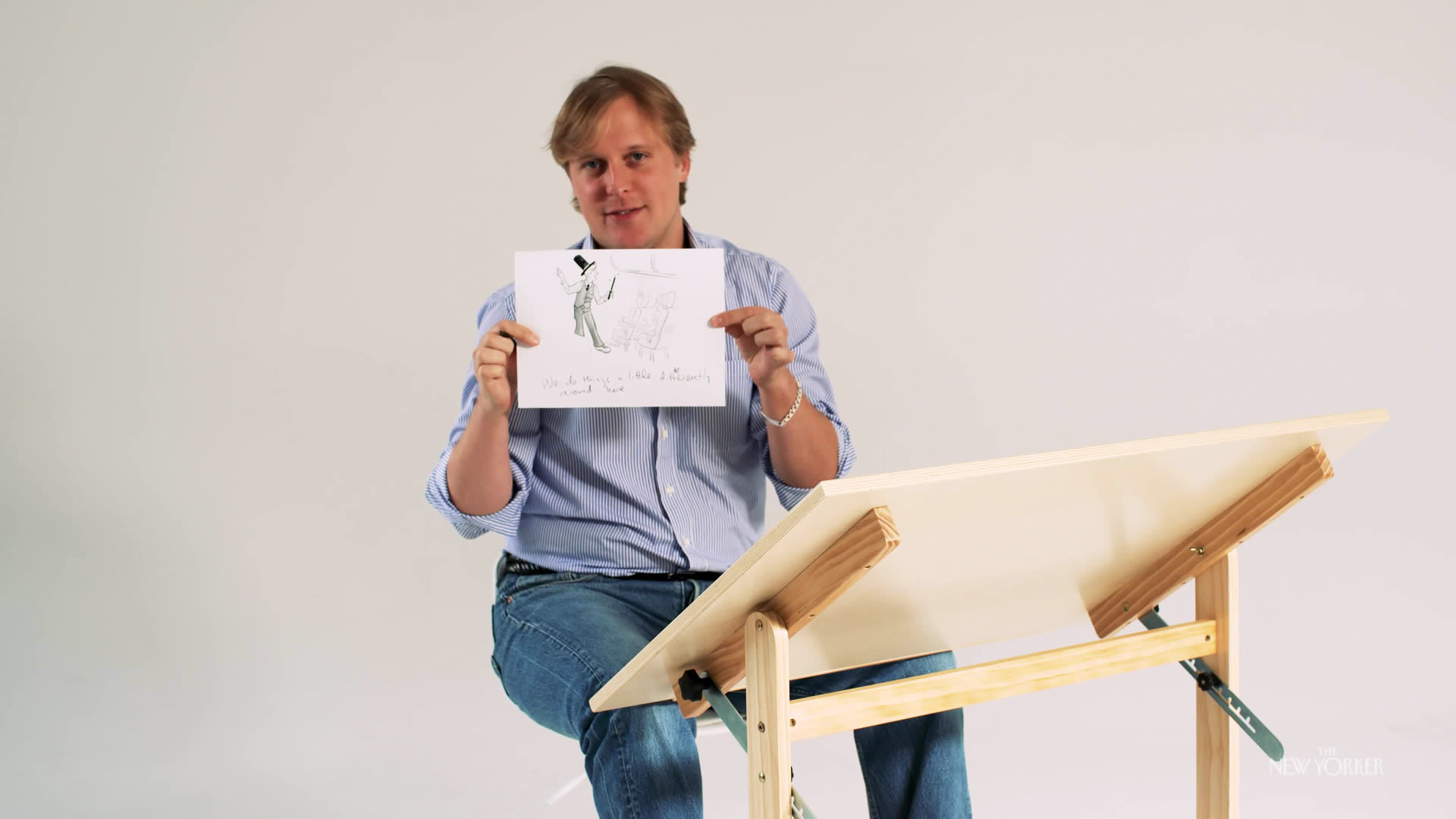 John Early enters the New Yorker cartoon caption contest