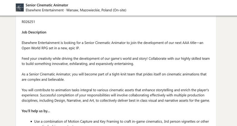 Activision is working on a secret big budget RPG