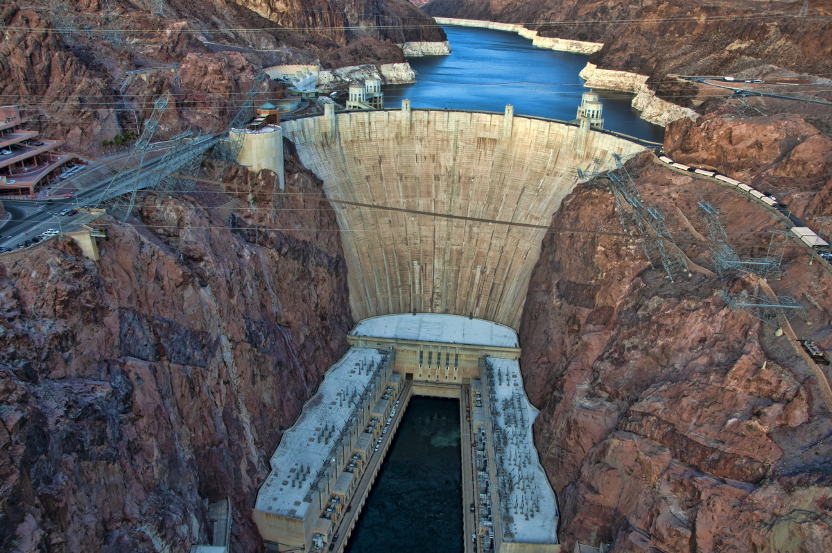 You probably missed this monument 'hiding' at the Hoover Dam