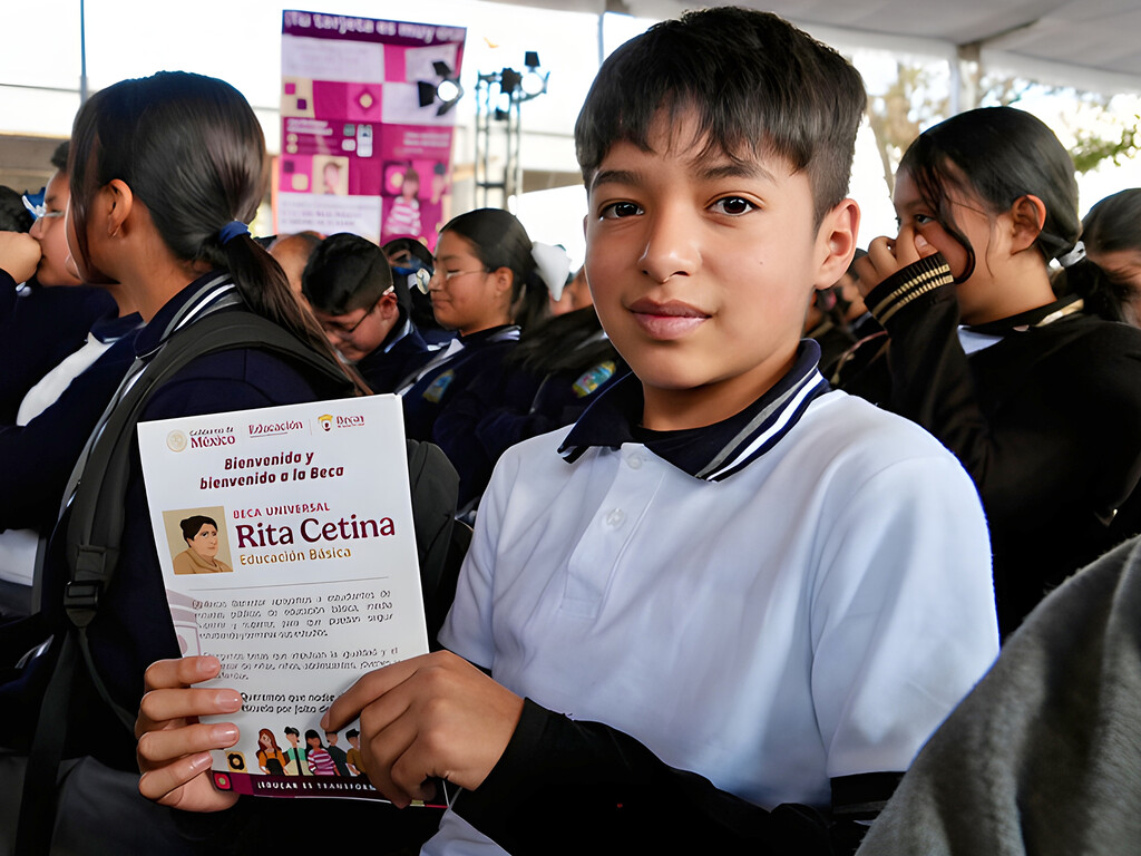 Beca Universal Rita Cetina 2026 para niños de primaria y secundaria ...