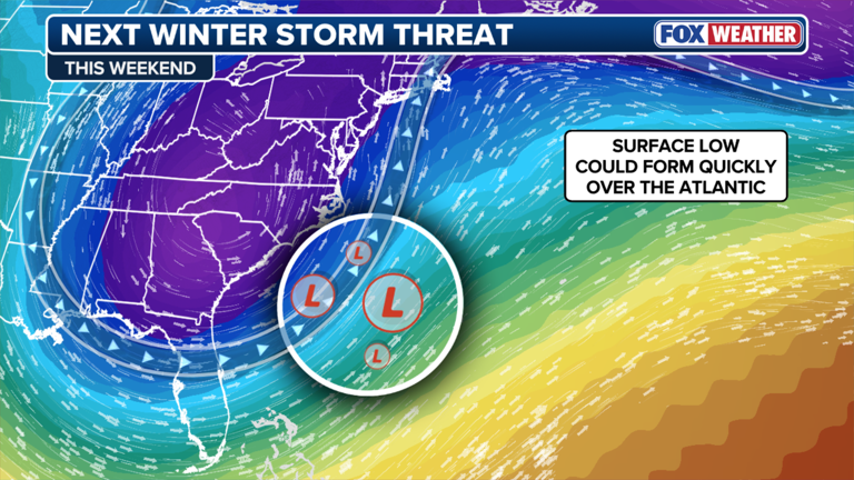 Tracking potential NYC weekend nor'easter as East Coast snow chances ...