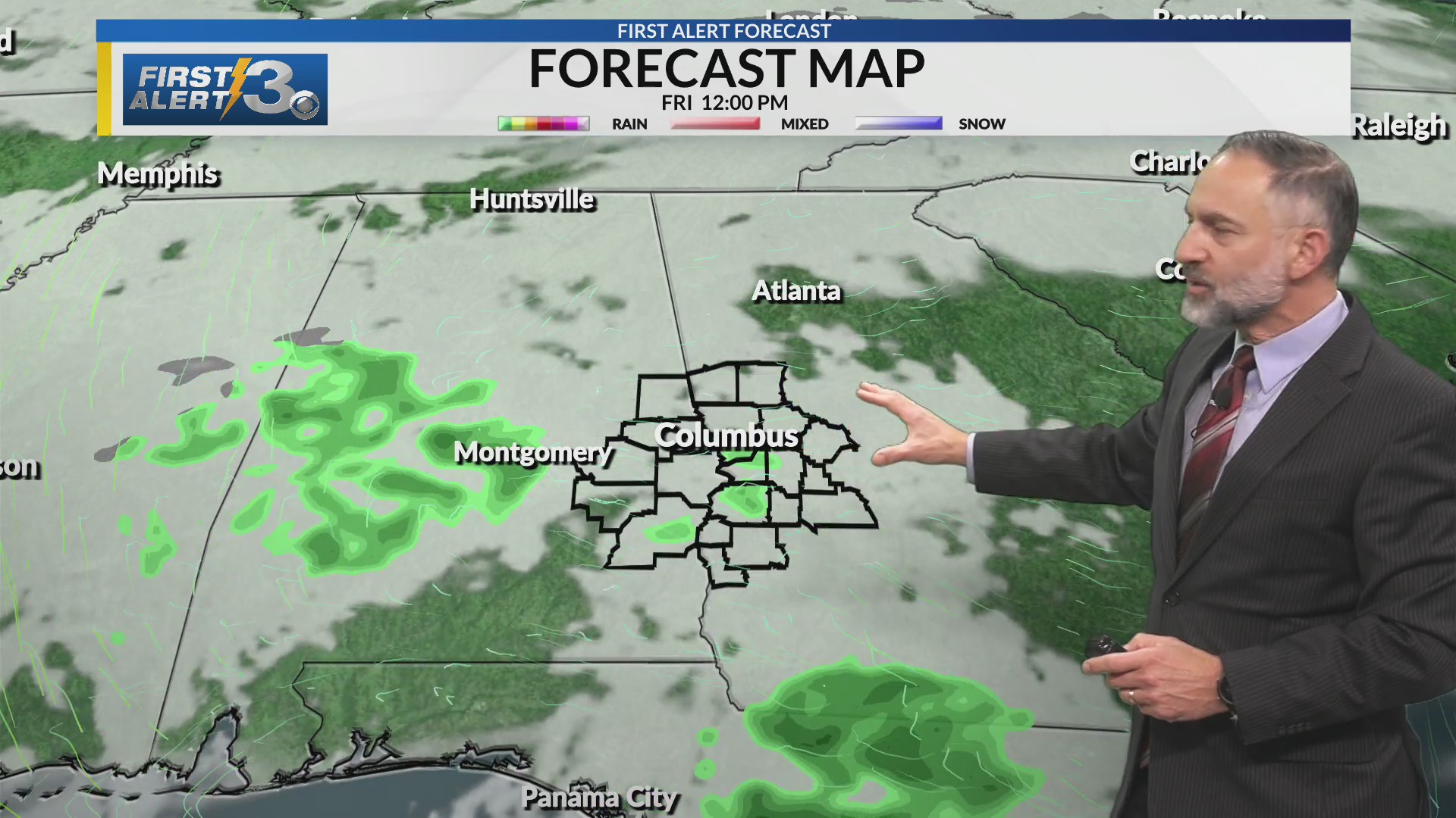 Bob Jeswald weather 1/27/26 Columbus, GA area