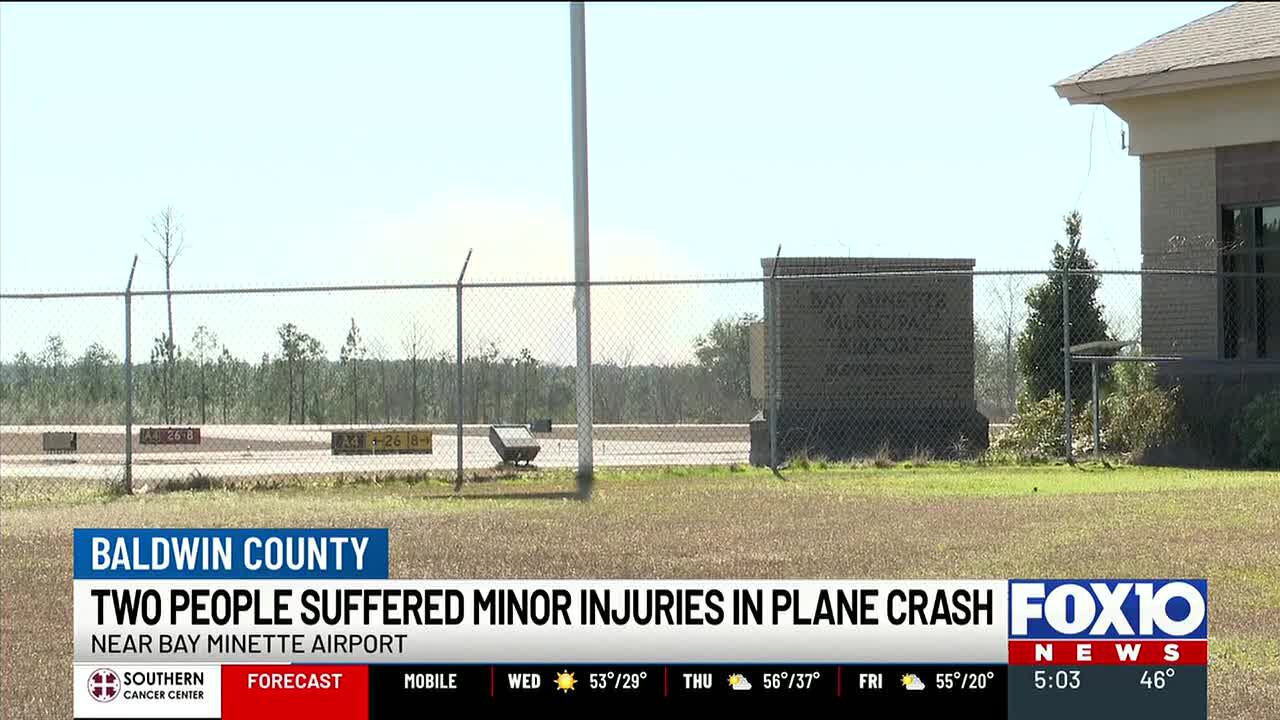 2 taken to hospital after aircraft crash in Baldwin County, police in ...