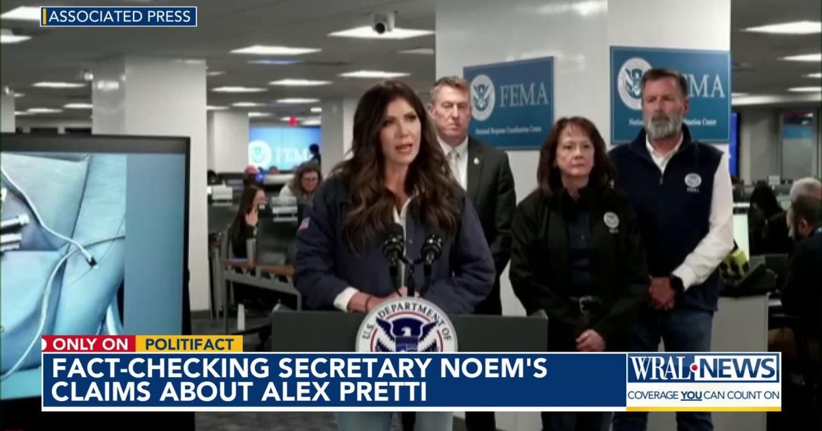 Fact-checking Trump administration claims about fatal shooting of Alex ...