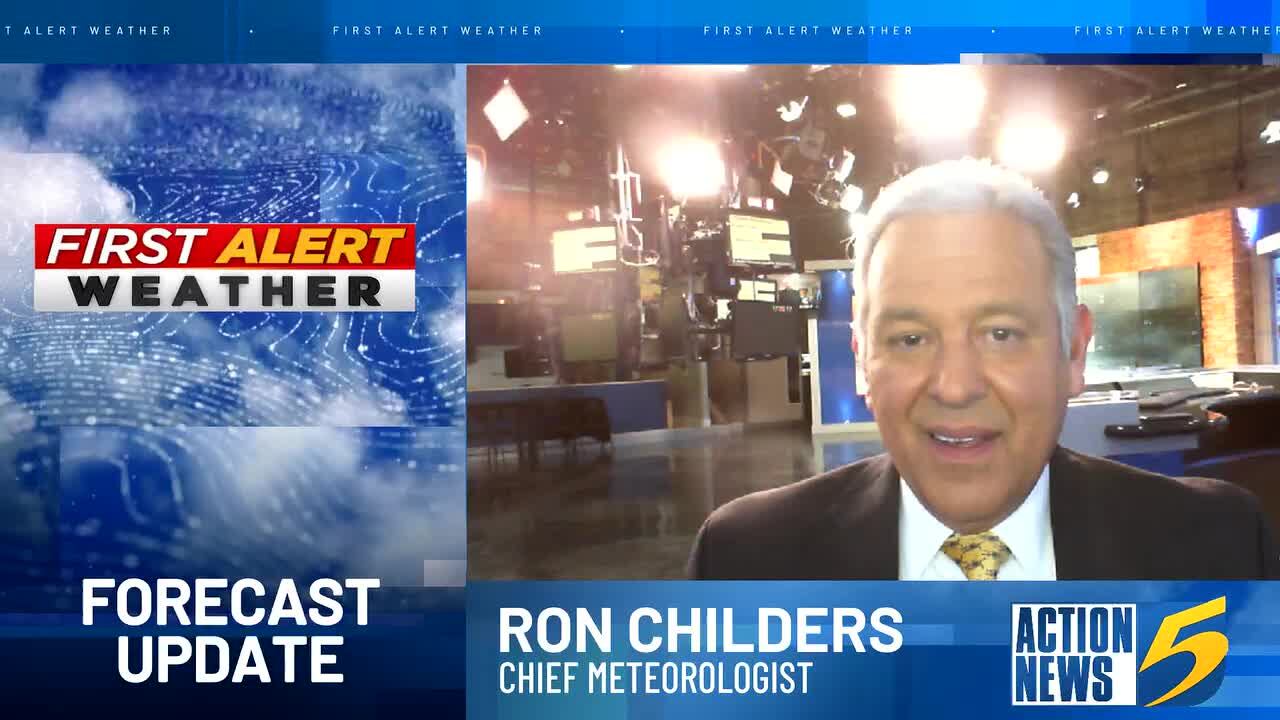 Your first alert to a brief warm-up ahead of another arctic blast