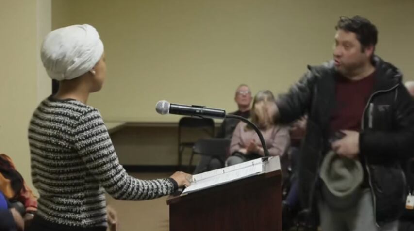 Minnesota Rep. Ilhan Omar sprayed with unknown substance at town hall