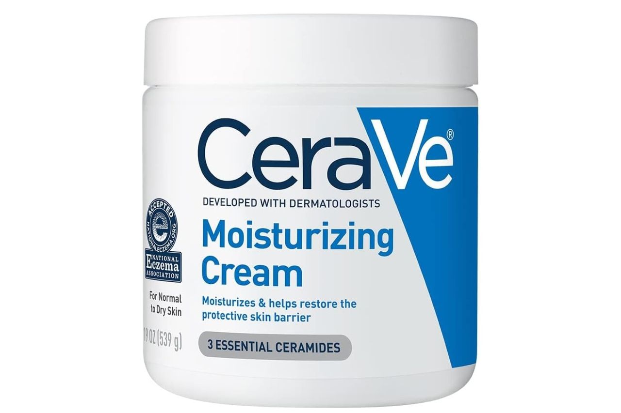 CeraVe Moisturizing Cream, Body and Face Moisturizer for Dry Skin