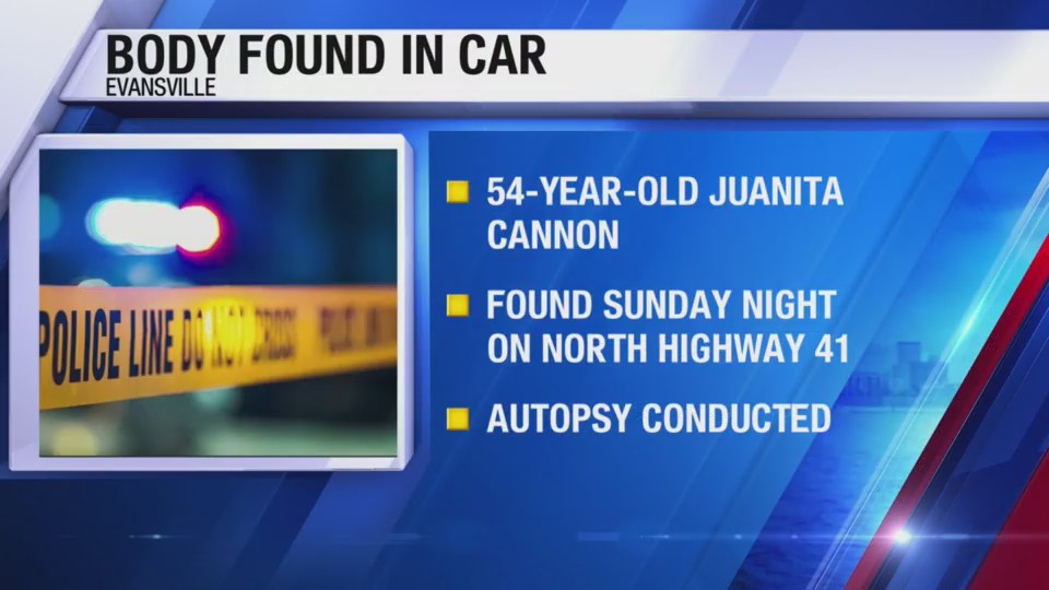 Coroner identifies woman found dead in vehicle