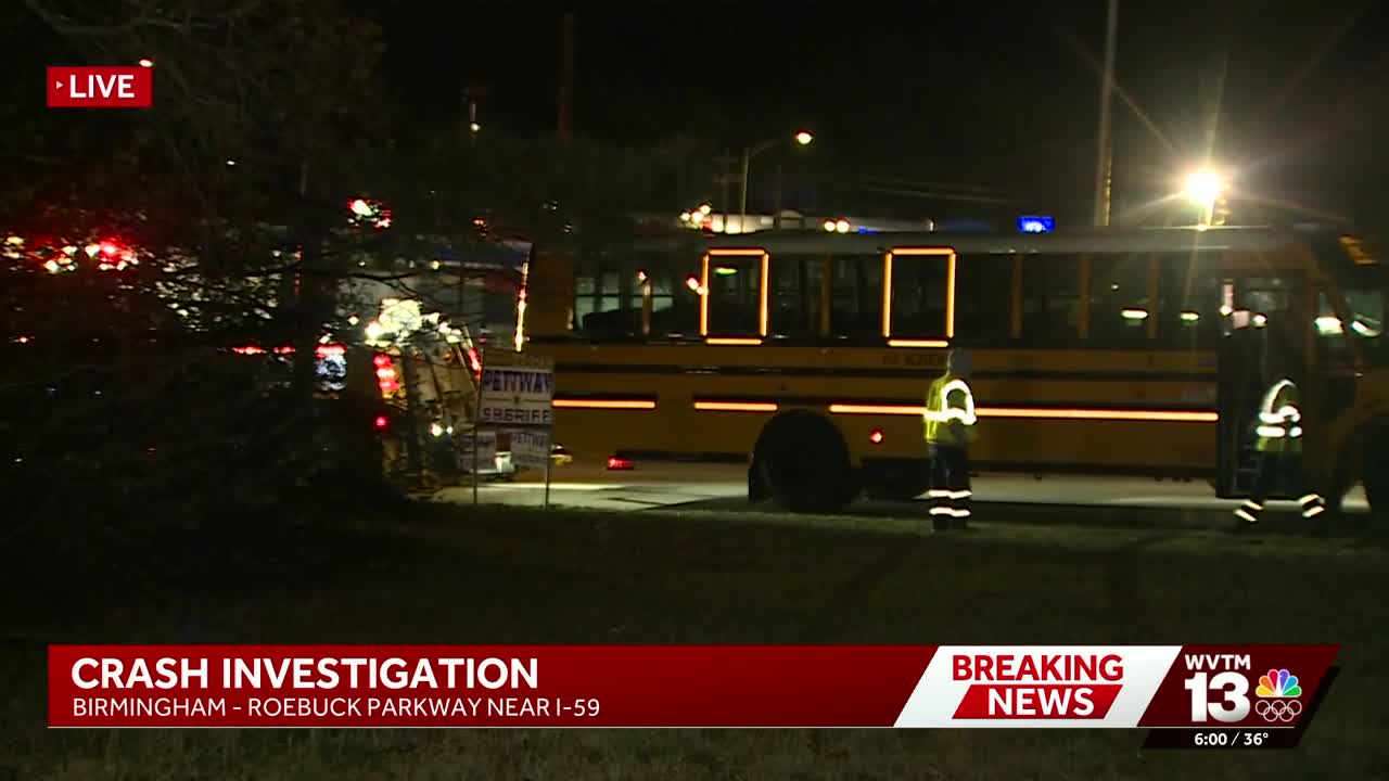 4 arrested after police chase ends in major crash involving school bus ...