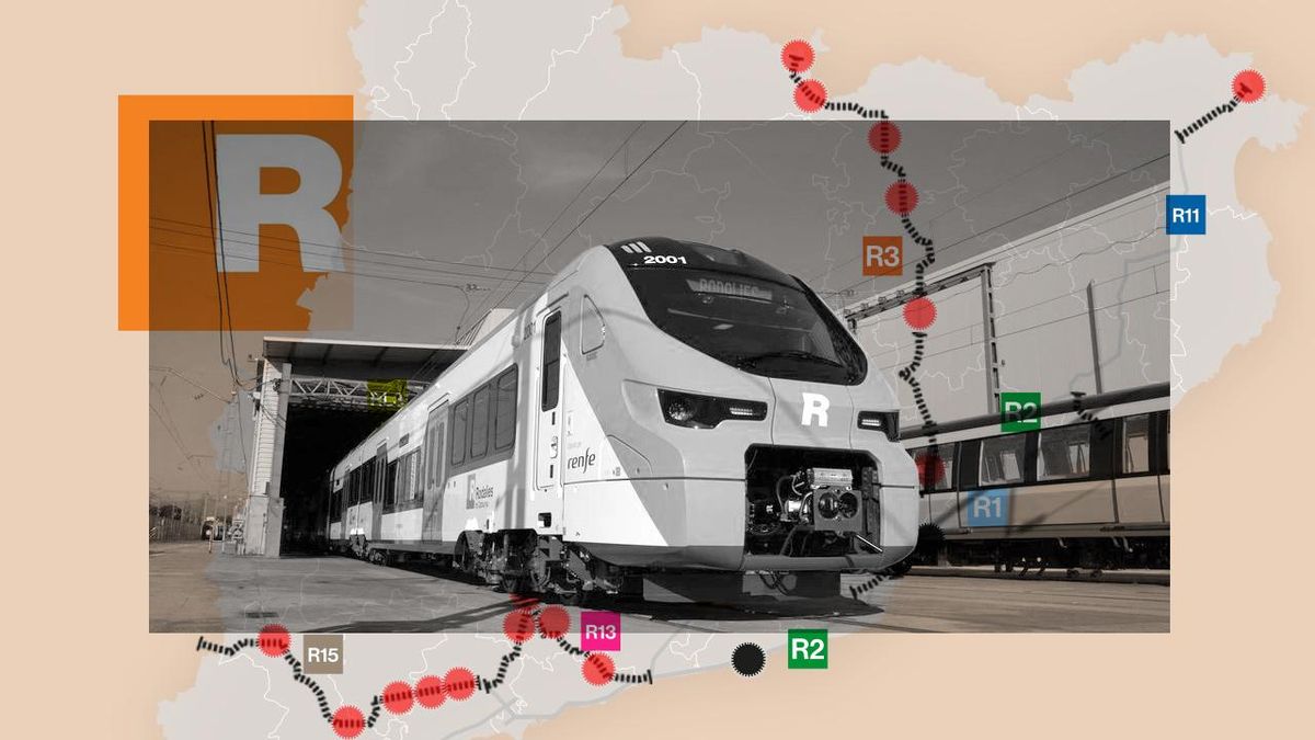 Rodalies, radiografía de una red de trenes exhausta por la falta de ...
