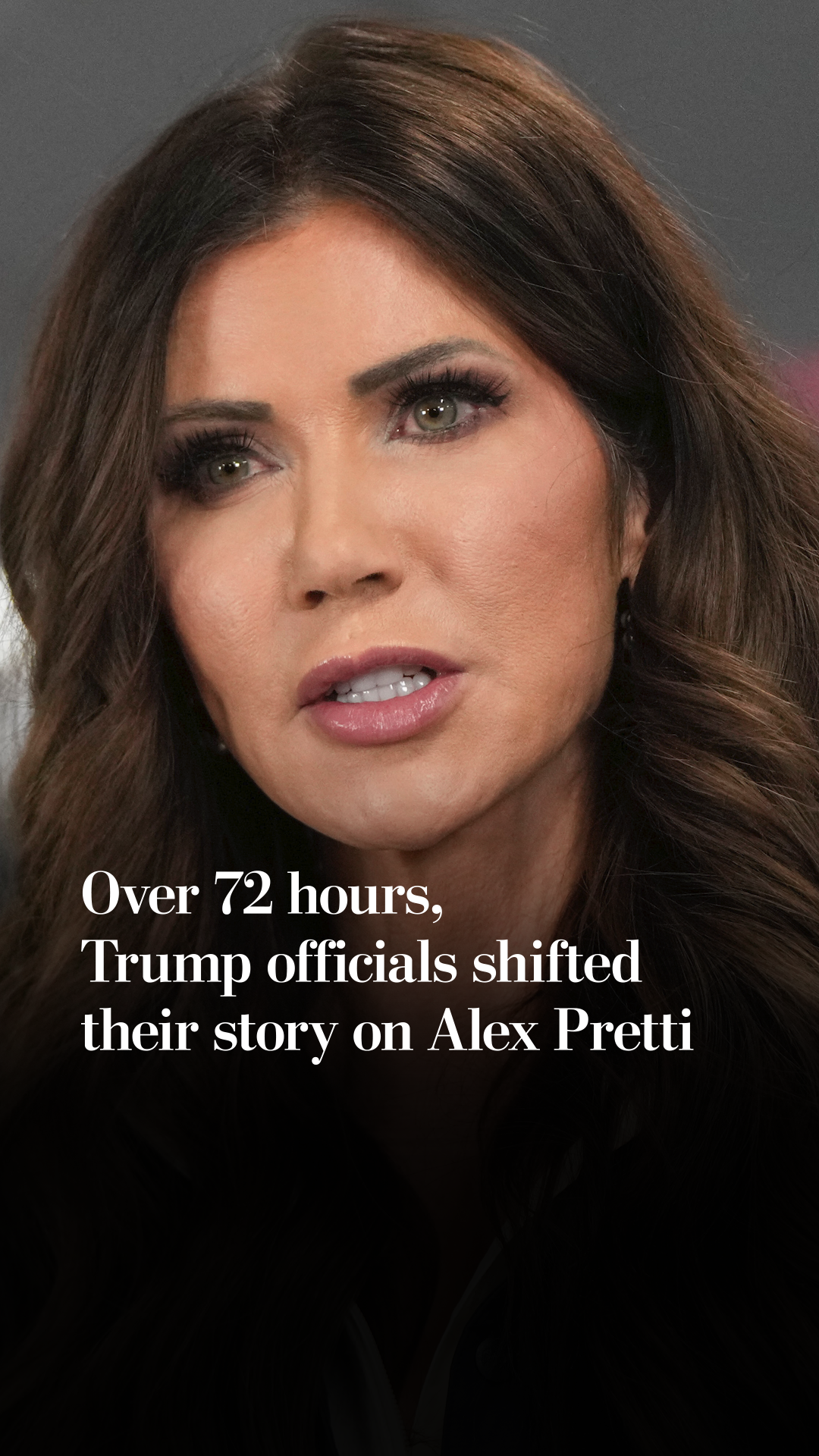 Over 72 hours, Trump officials shifted their story on Pretti