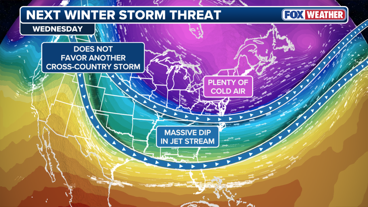 Tracking potential NYC weekend nor'easter as East Coast snow chances ...