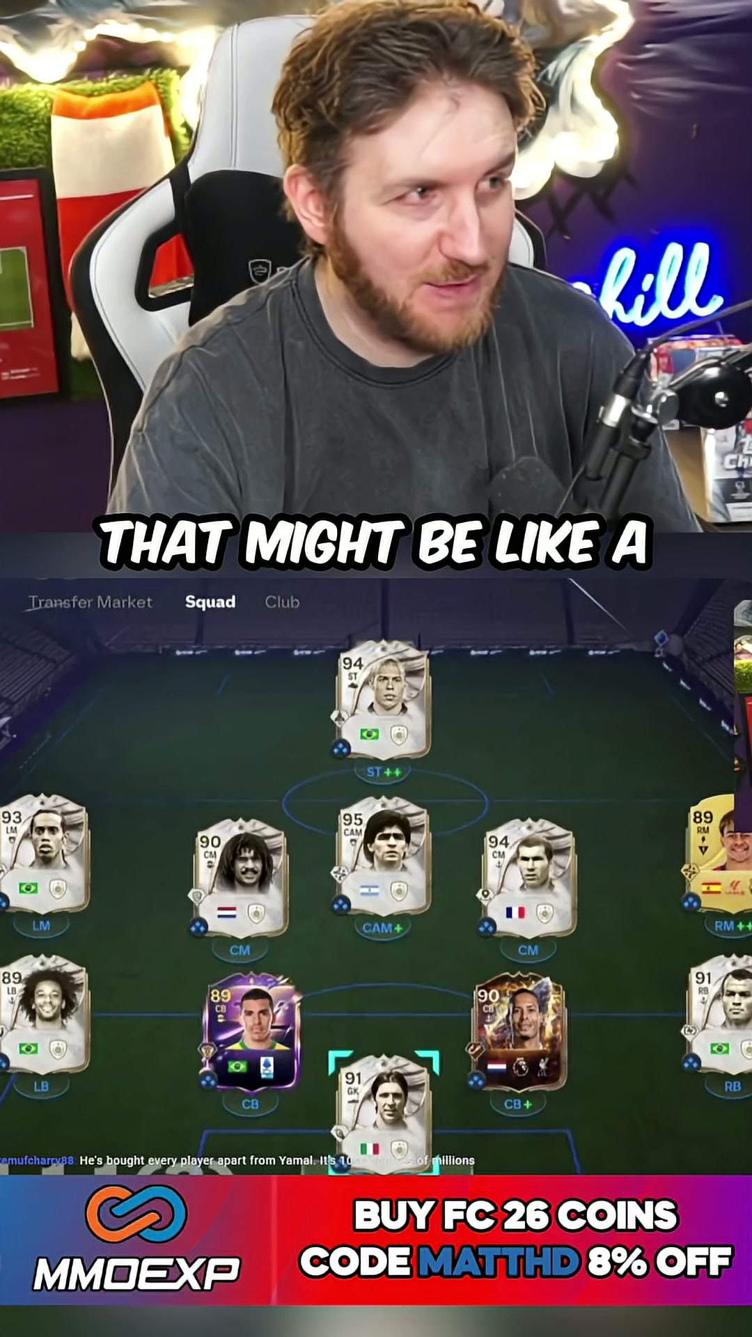 55 million coins! The best team in FC 26! #fc26 #shorts