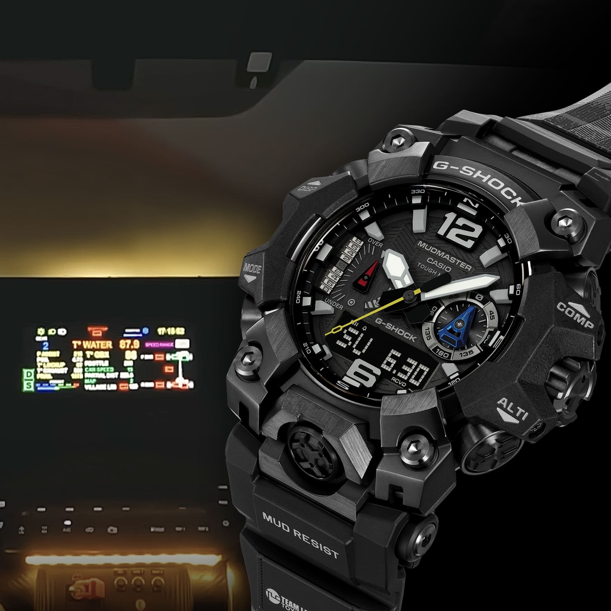 New Casio G-Shock Mudmaster teams up with Dakar Rally's Team Land