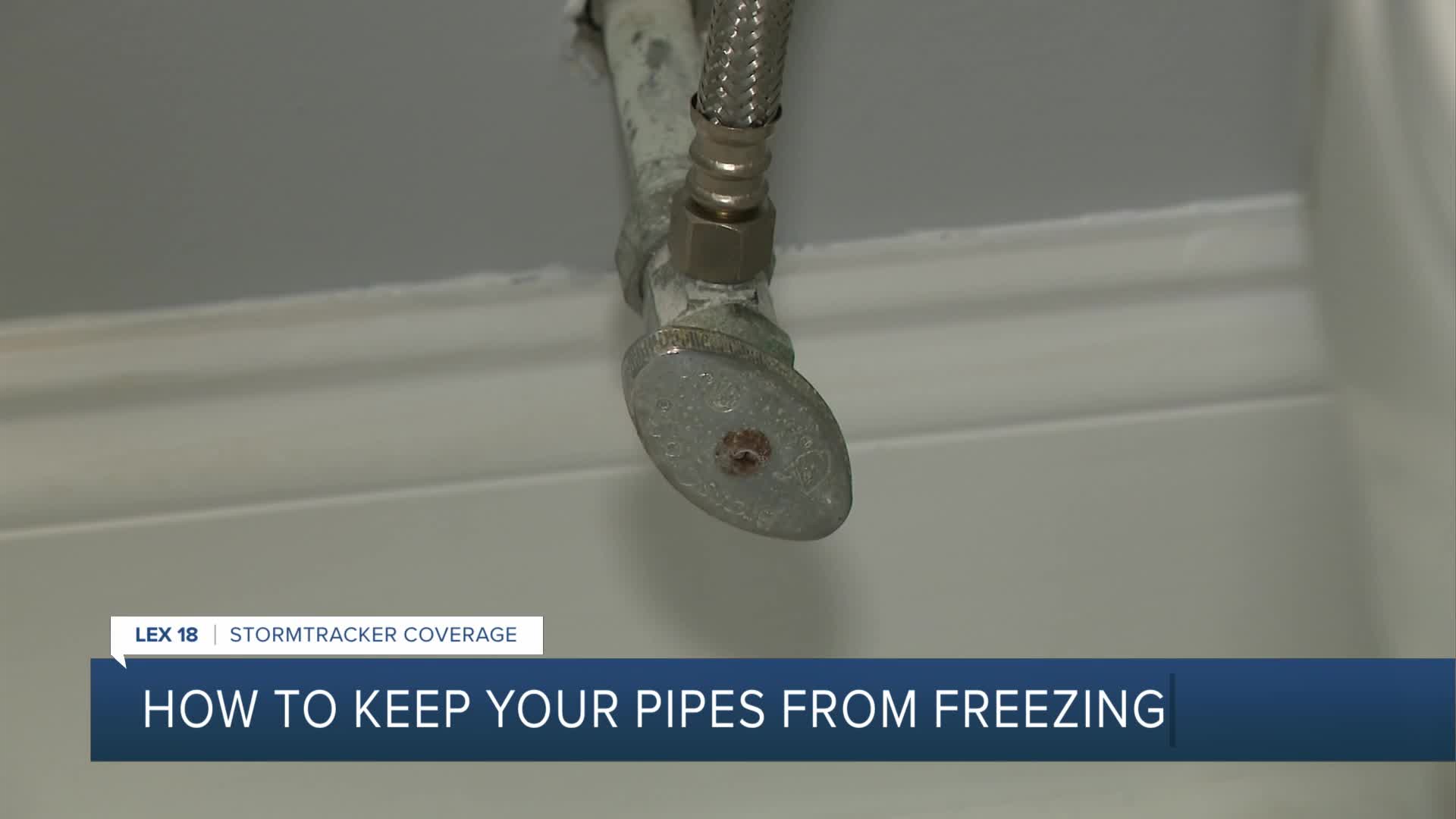 How to keep your pipes from freezing