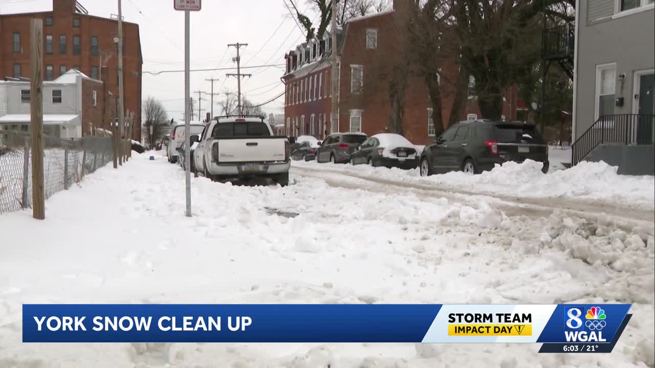 York residents dig out after snowstorm as city extends grace period for ...