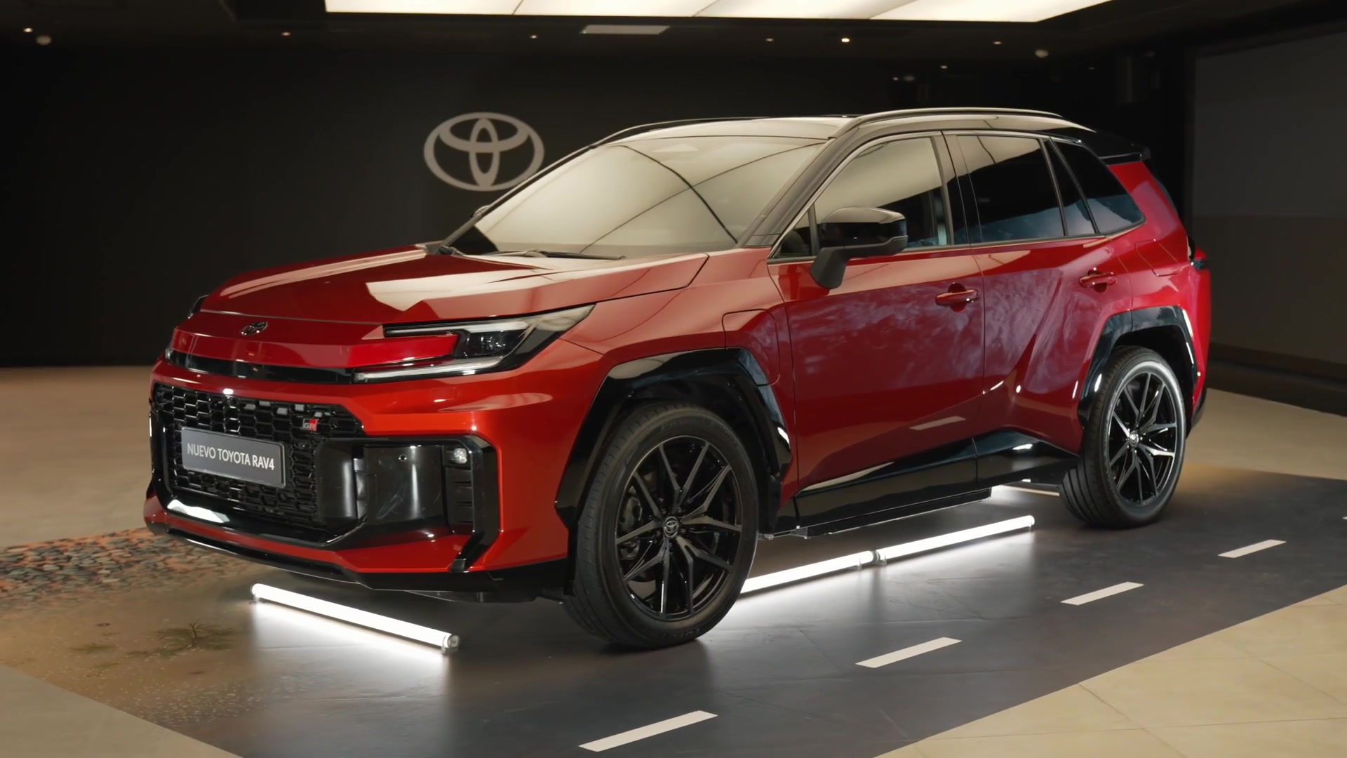 The new Toyota RAV4 exterior design in studio