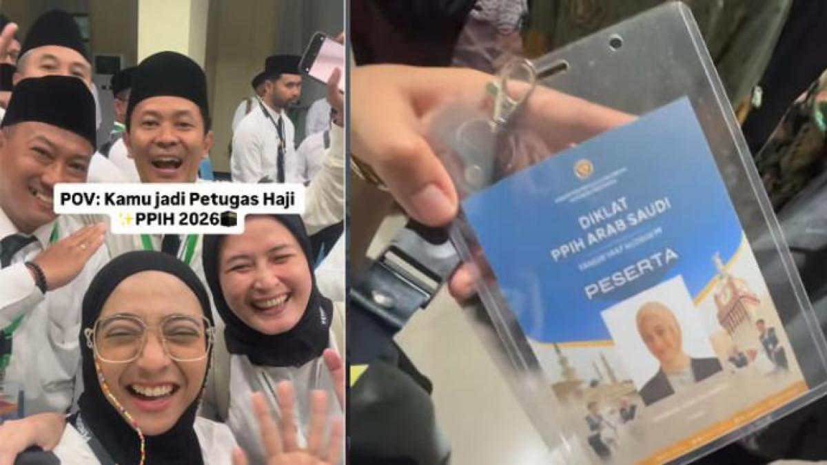 PETUGAS HAJI 2026 - Chiki Fawzi sempat mengikuti diklat Petugas Penyelenggara Ibadah Haji (PPIH) 2026. Chiki Fawzi pun memosting kebahagiaan tersebut ke Instagram. (Tribunnews/Chaerul Umam/imip.co.id/KOLASE/INSTAGRAM)