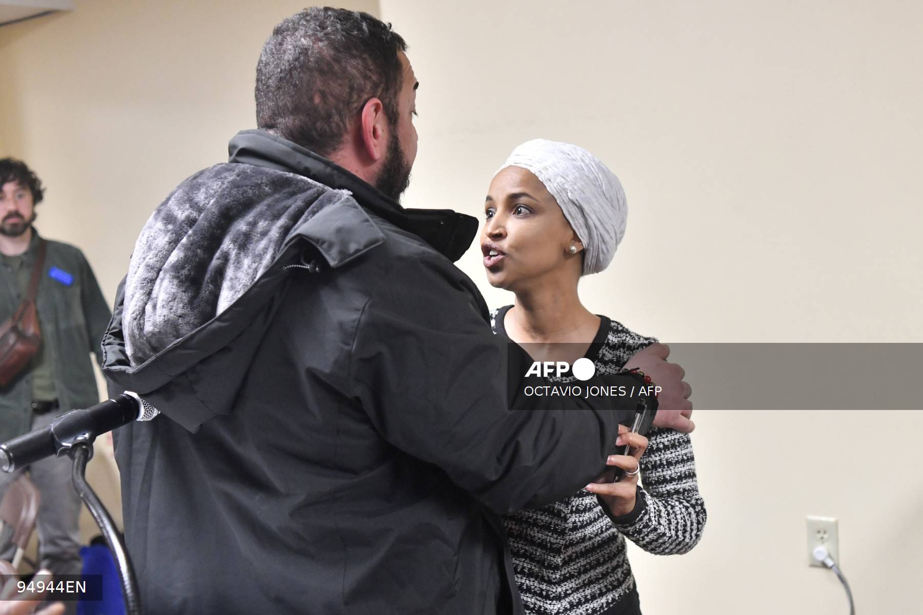 US congresswoman Ilhan Omar attacked with syringe at Minneapolis town hall