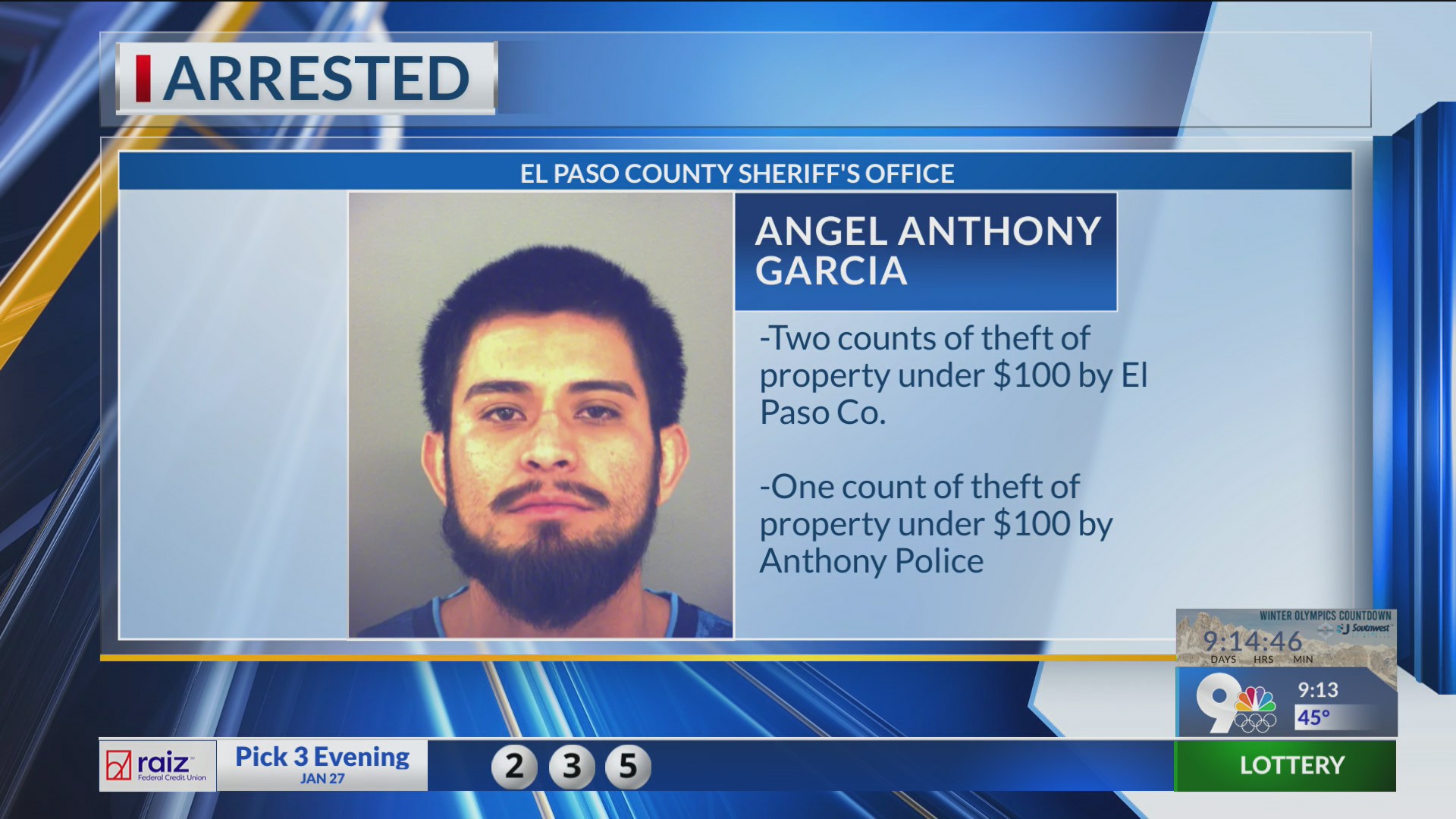 Man arrested for shoplifting spree at three West El Paso County travel ...