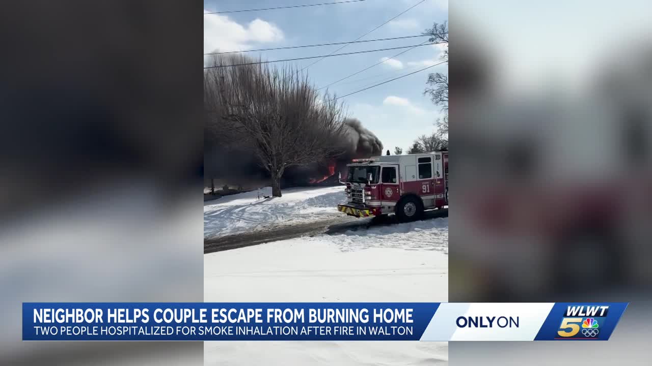 Neighbor helps couple escape burning home in Northern Kentucky