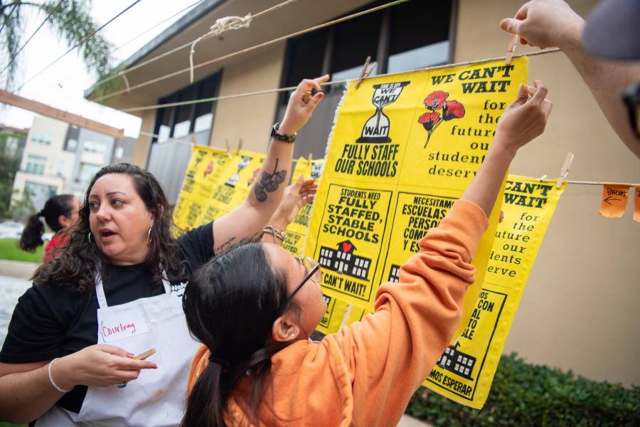 San Diego teachers rally for increased special education staffing