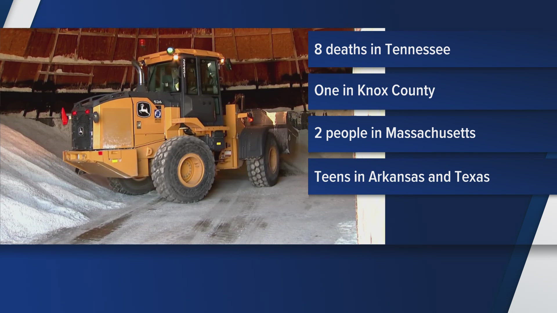 Winter storm has caused at least 30 deaths across US