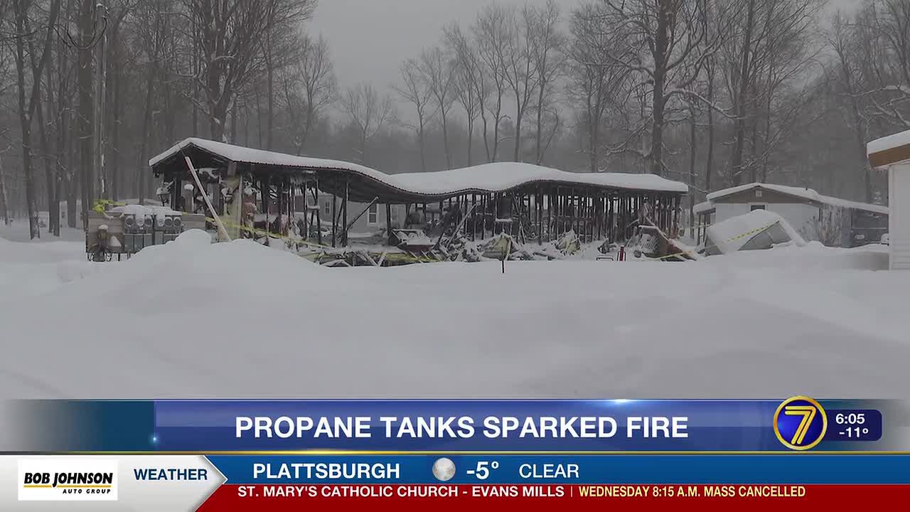 Neighbors recount a scene of panic after a trailer fire