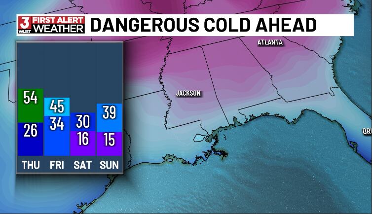 Temperatures rebound before another Arctic blast